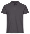 Heren Polo Clique Basic 028230 Metaal grijs